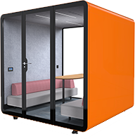 The smart and soundproof meeting pod for 1-4 people
