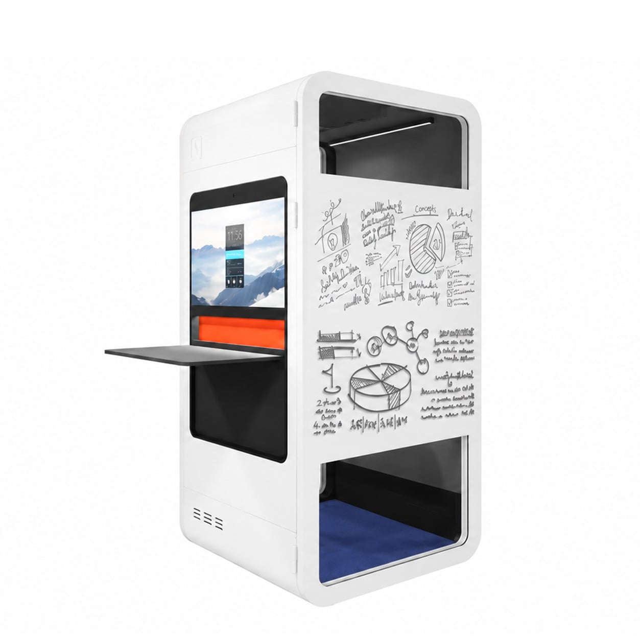 Cyspace Modular Installable Smart Sound‑Insulated Pods A2.0