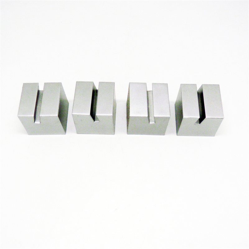 CNC Machined Aluminum Alloy U Groove Locating Block Custom Machining Mechanical Clamping Positioning Fixture Block