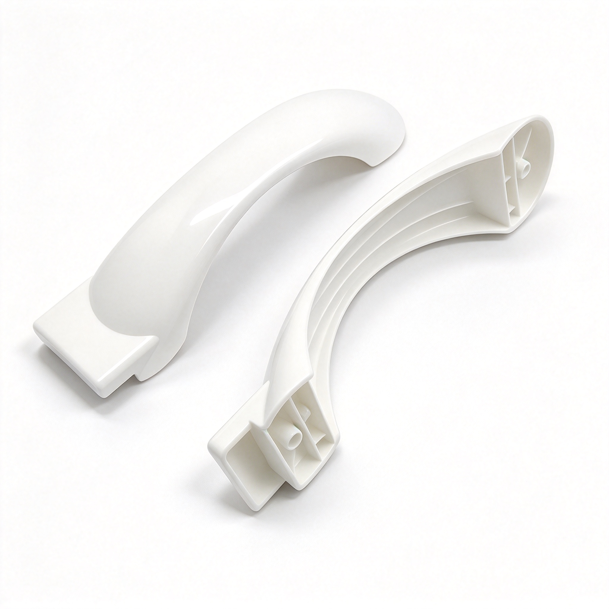 Custom Snap-in Plastic Pull Handle | ABS Molding for Home Appliances