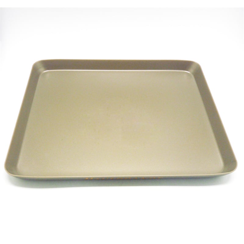 Square Plastic Serving Tray with Raised Edge Custom Logo Printed Food Service Tray for Restaurant Hotel Catering Use