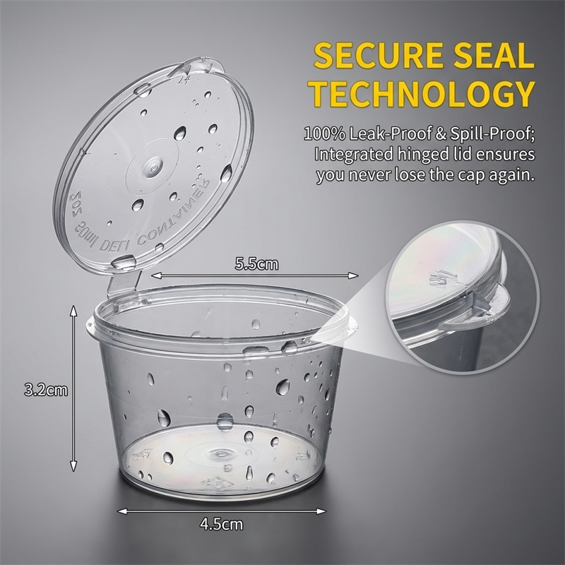 How Sauce Cup Lids Prevent Leakage During Food Delivery
