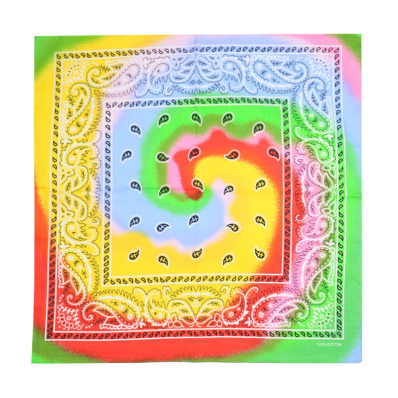 Bandana quadrata di cotone Tie Dye con fabbrica