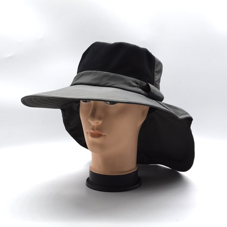 Gorra de protecció facial i solar per a dones