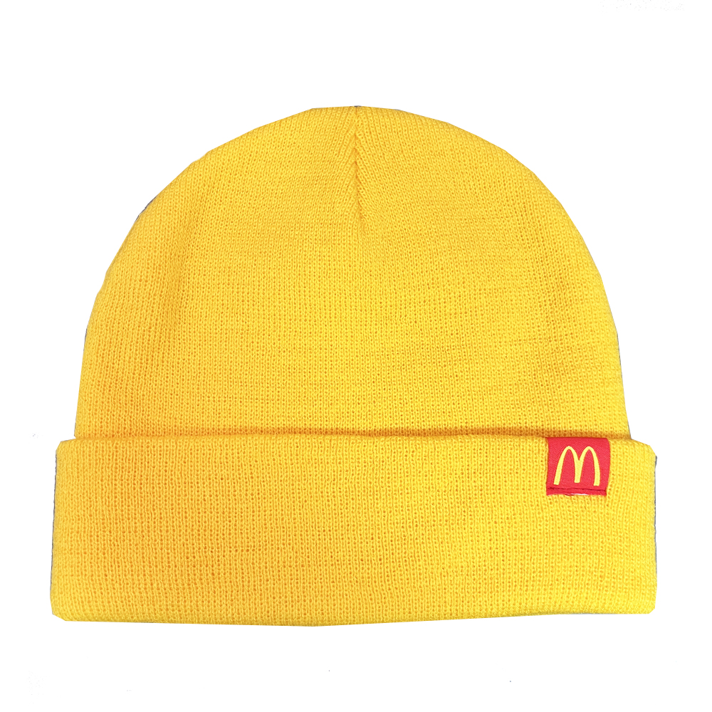Colorful Beanie Hat With Custom's Label