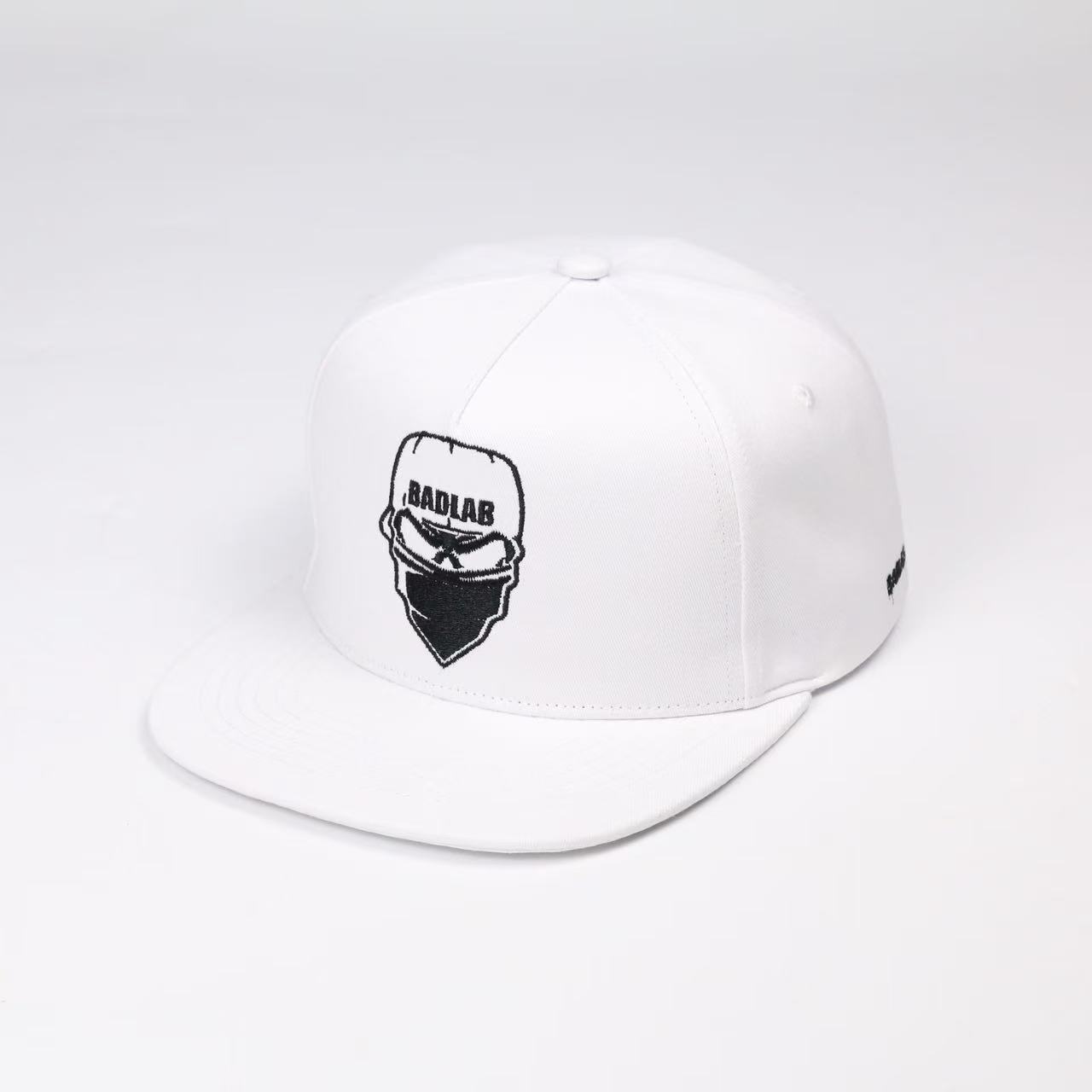 Aangepaste Logo Hoë Kwaliteit Wit Snapback Hoede