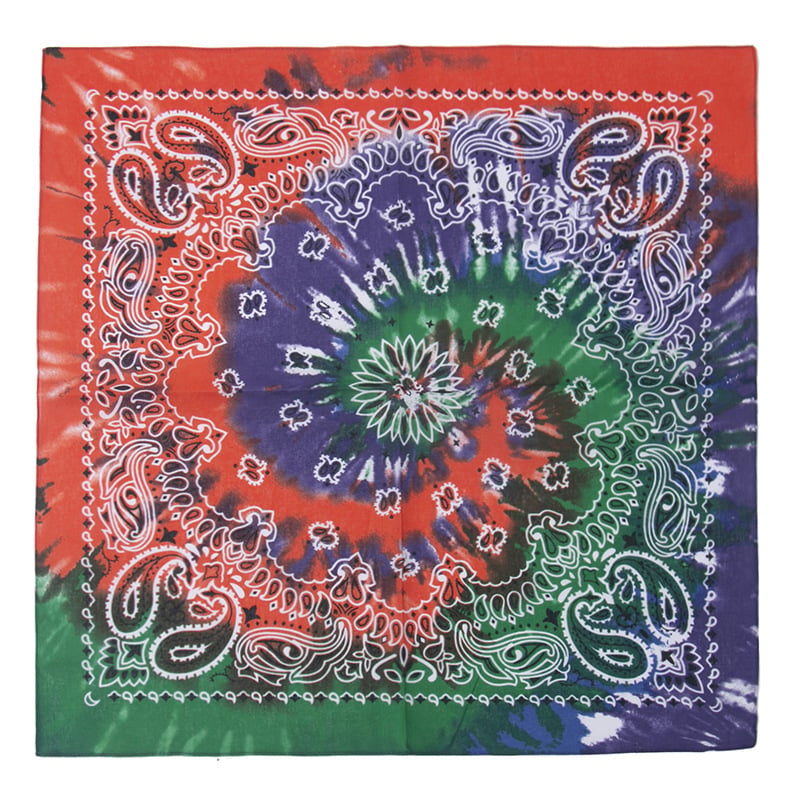 Bandana quadrata con stampa Tie Dye in vendita