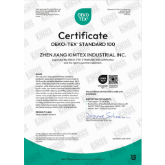 Certificat OEKO-TEX (KIMTEX 2024-2025)
