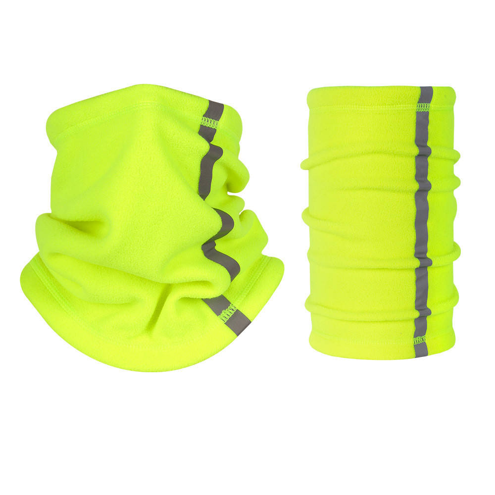Reflective Strip Polar Fleece Neck Warmer With Factory