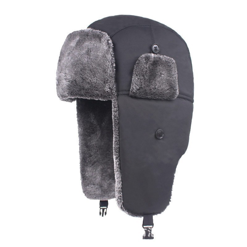 Warm Custom Logo Earflap Hat With Factory