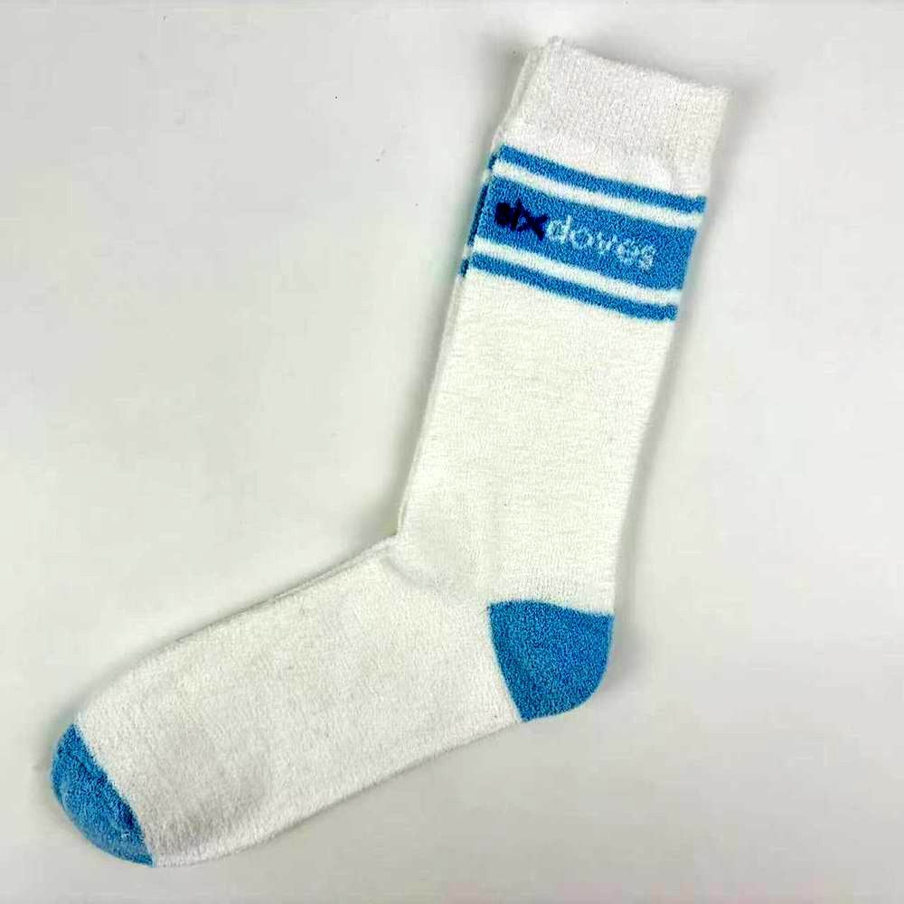 Word Design Polyester Fuzzy Socks for Normal Use
