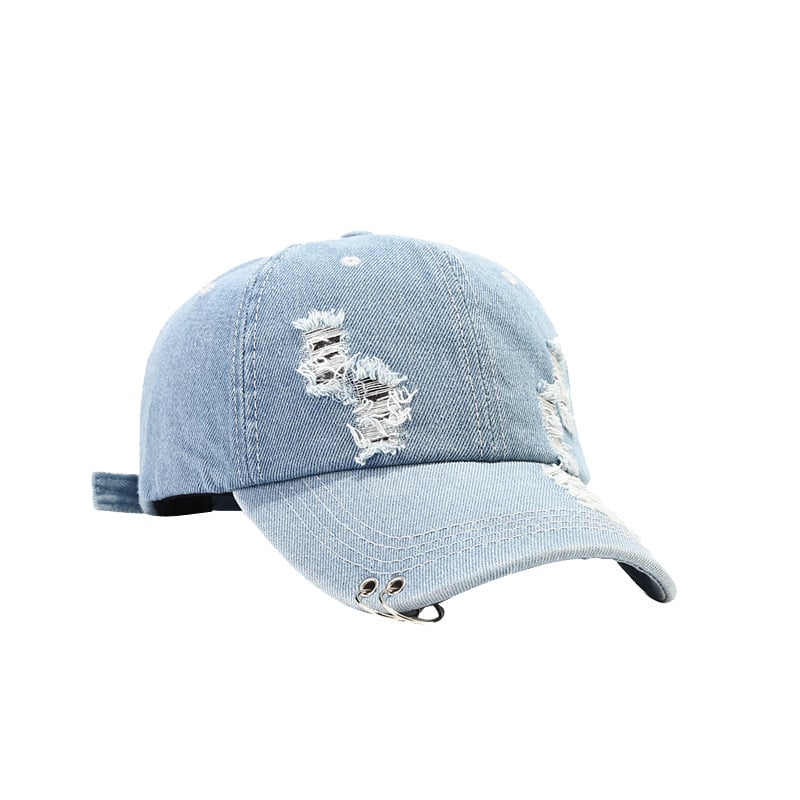Gorra de beisbol personalitzada de color rentat d'alta qualitat