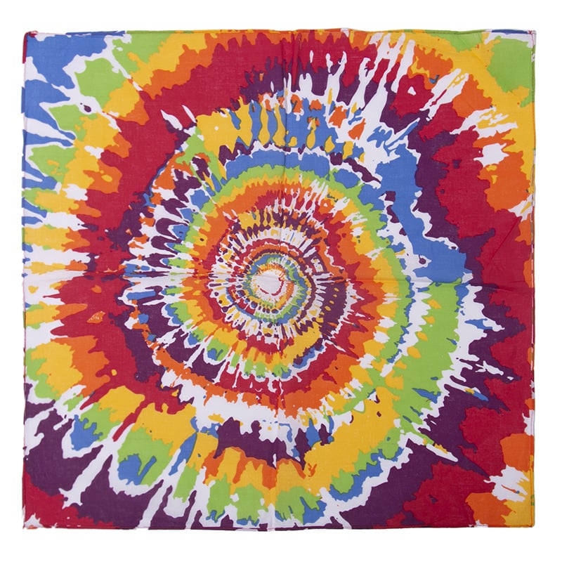 Bandana Quadrata con Stampe a Tie-Dye per Vendita all'Ingrosso