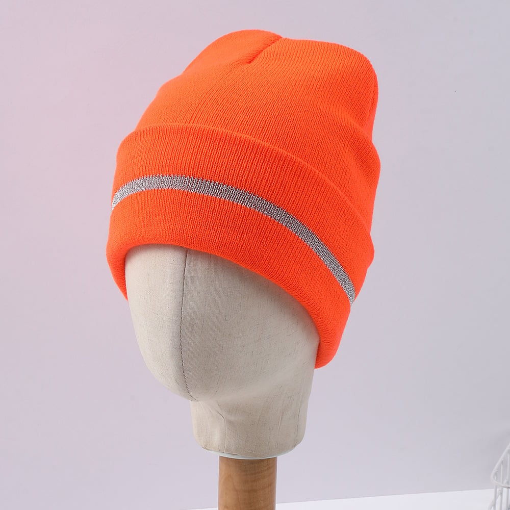 Gorro de pellissa amb franja reflectant amb fàbrica