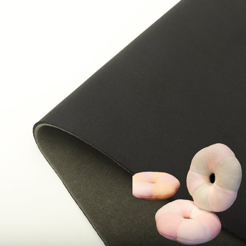 Soft Flocked Fabric Laminated Foam for Packaging Inserts Display Pads Bag Lining and Decorative Cushion Materials