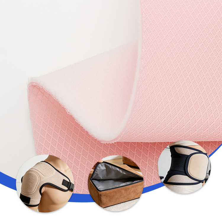 Nine-hole Sandwich Mesh Laminated Foam for Backpack Padding Seat Cushions Helmet Lining and Sports Protection