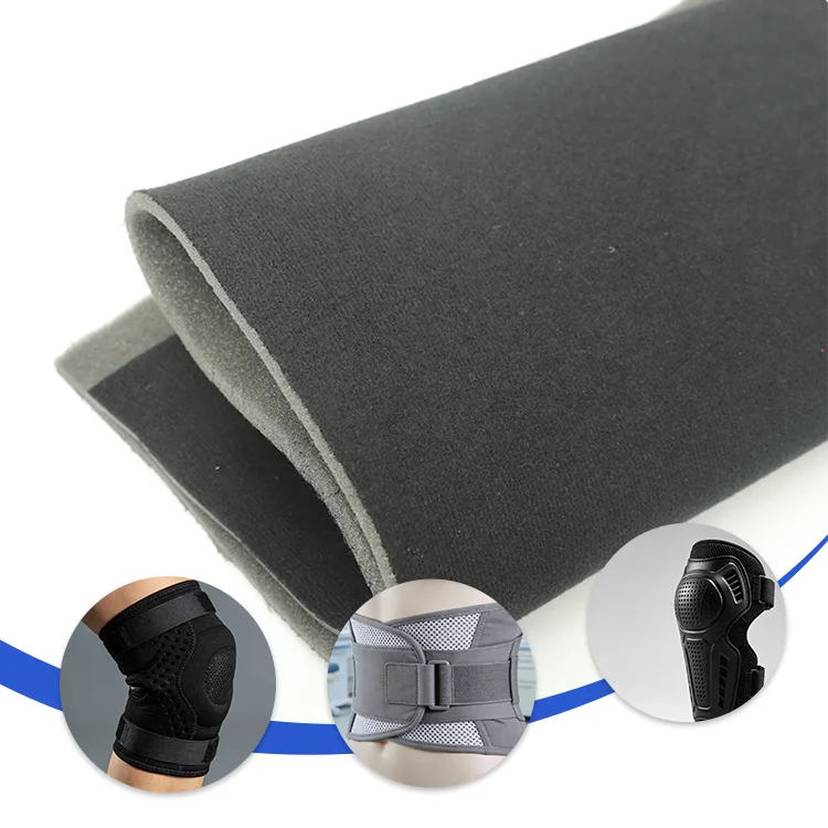Velvet Laminated Foam for Helmet Liners Sports Protective Gear Medical Textiles Orthopedic Brace Liners and Rehabilitation Brace Padding