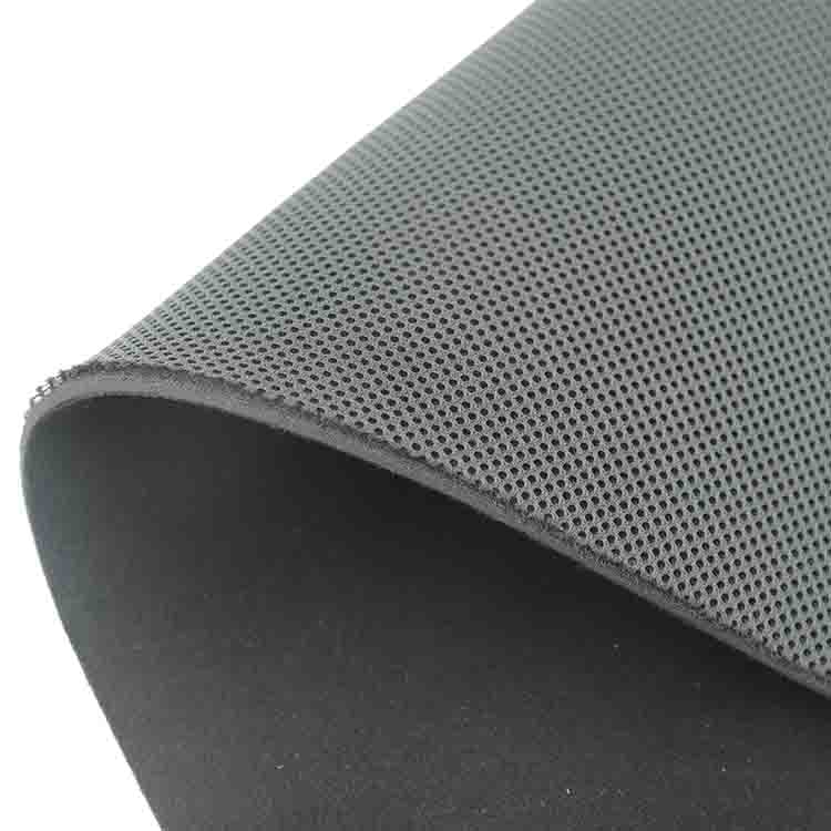 Sandwich Mesh Laminated SBR Neoprene with Brushed Fabric for Sports Protection and Support Padding
