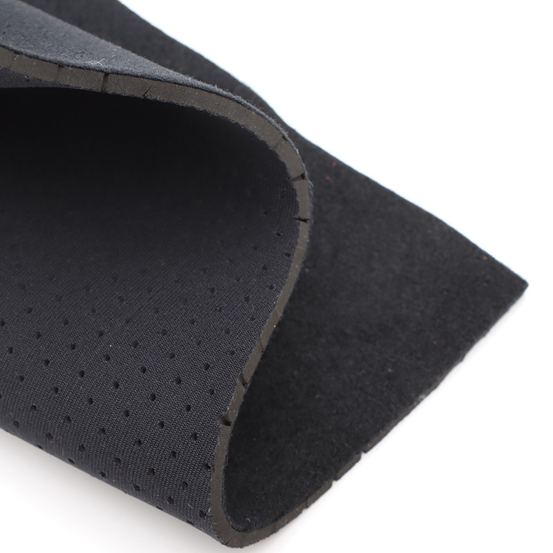 High Elastic Perforation Hook and Loop Laminated Neoprene Fabric Uesd for Waist Support Fitness Waist Trainer Sport Orthotics