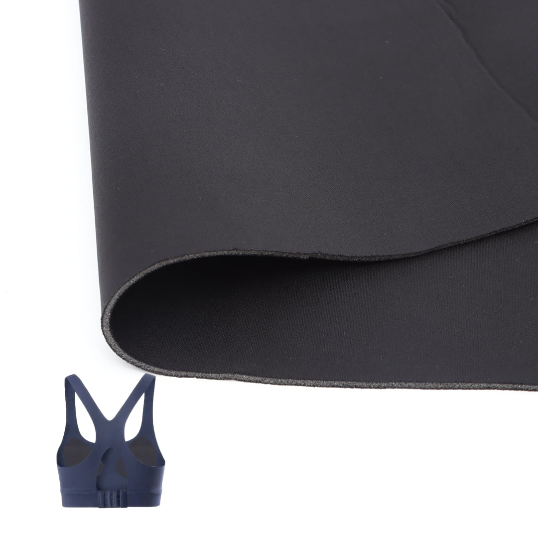 Double Sided Polyester Knitted Fabric Laminated Foam for Bra Cups Lingerie Padding Hat Underwear lining
