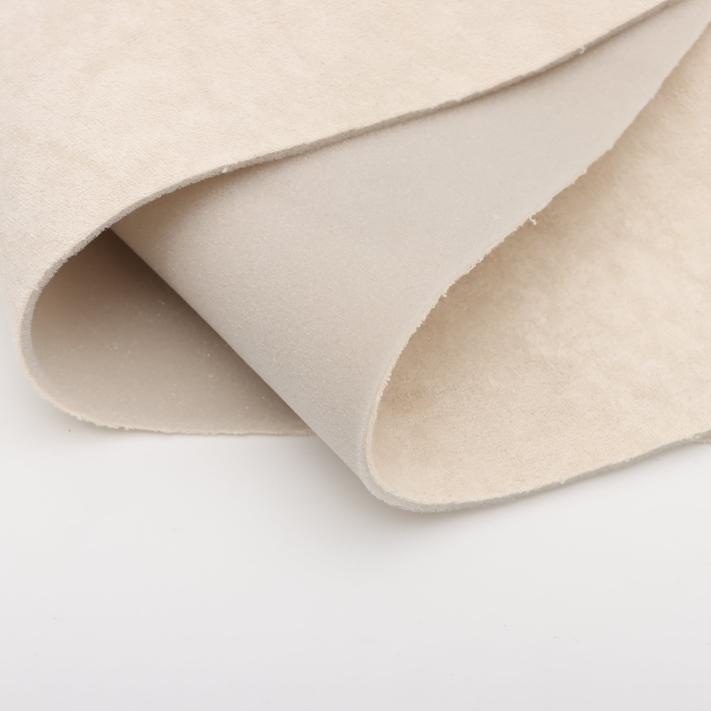 Soft Towel Cloth Laminated Foam Fabric for Floor Protection Mats Table Pads Furniture Covers and Cushion Liners 