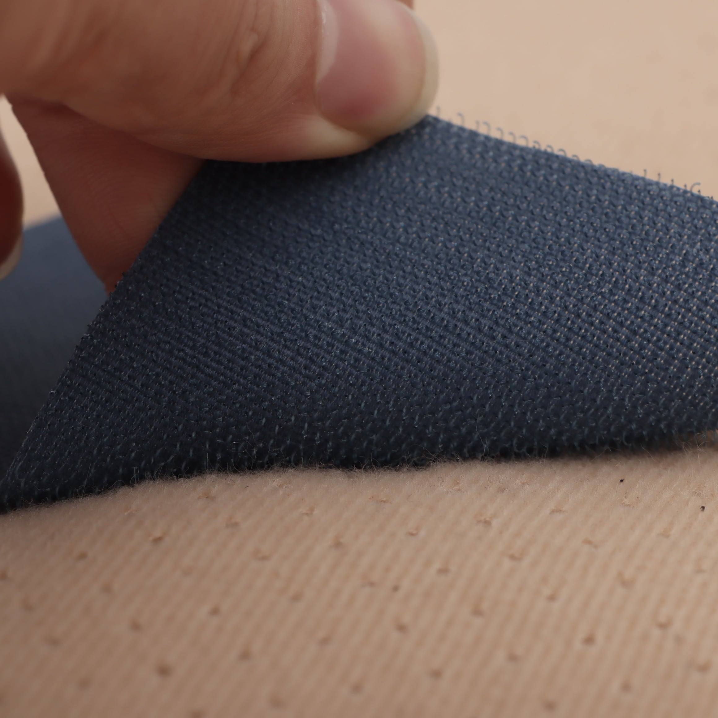 Perforated Brushed Loop Fabric Laminated FoamFabric for Support Pads Knee Braces and Protective Padding
