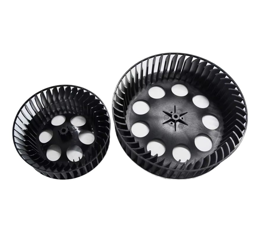 Precision Plastic Injection Mouldings Blade Wheel Part For Air Cleaner supplier