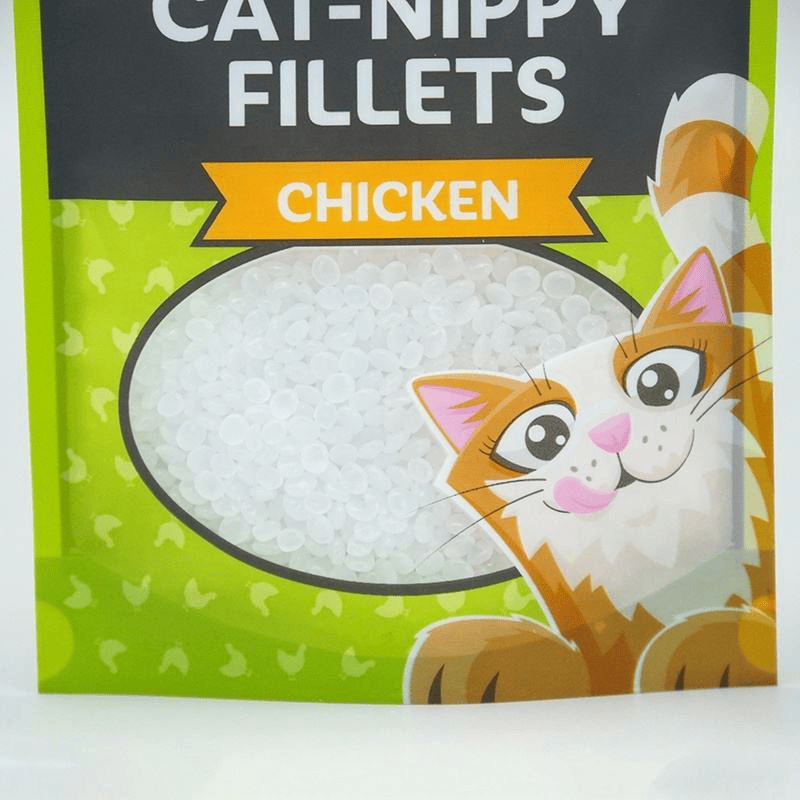 Shaped Plastic Stand up Zipper Pouches Pet Feed Packaging