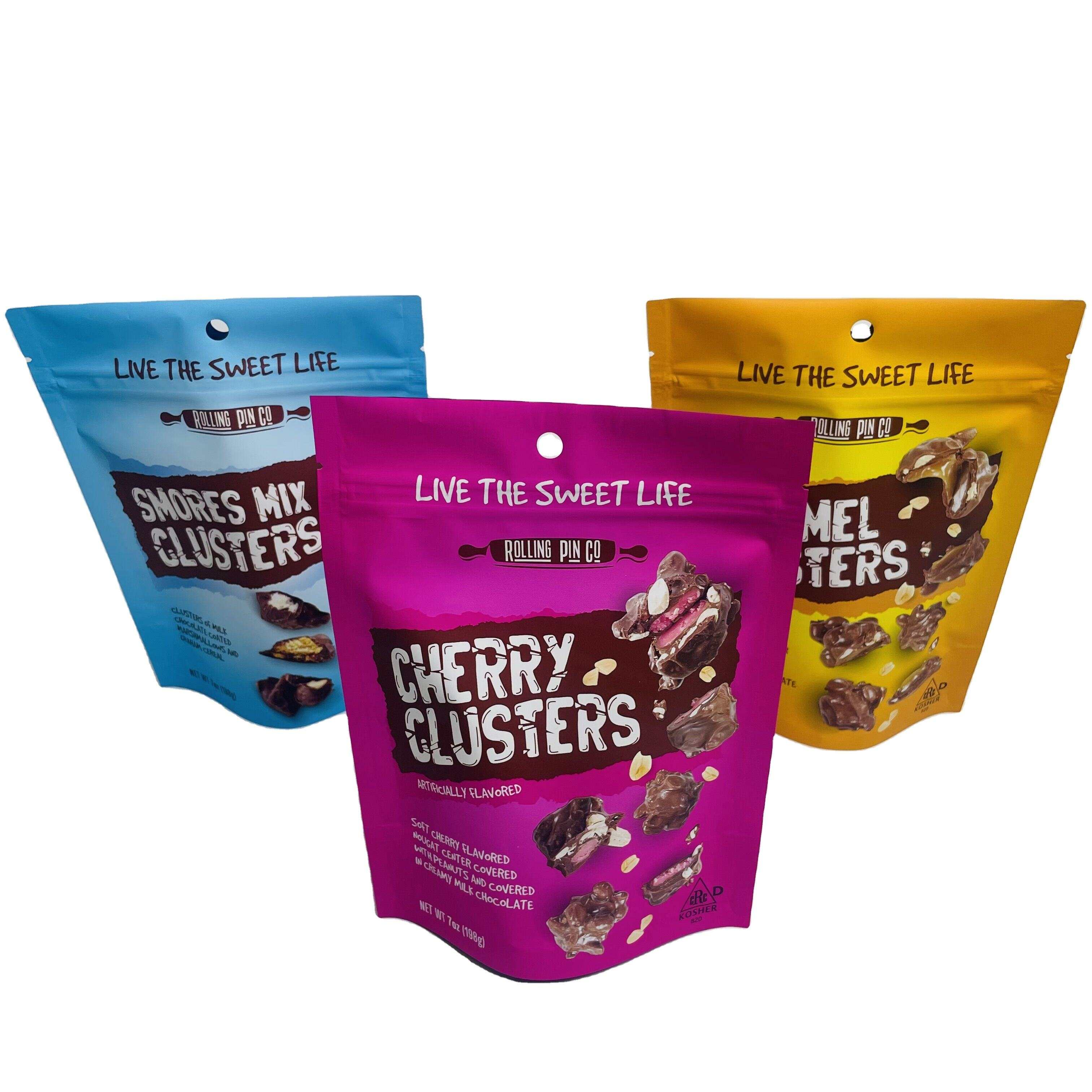 Custom Eco Friendly Recyclable Plastic Food Packaging Bags for Snack Candy-2