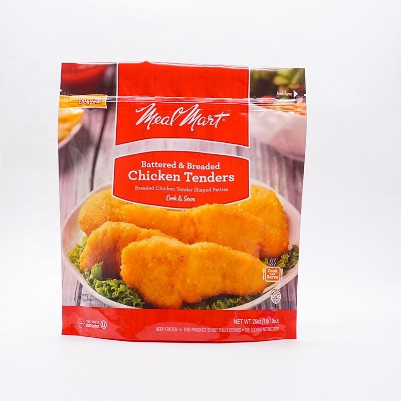 Fried Chicken Pieces Stand up Packaging Bag Frozen Food Pouch -3