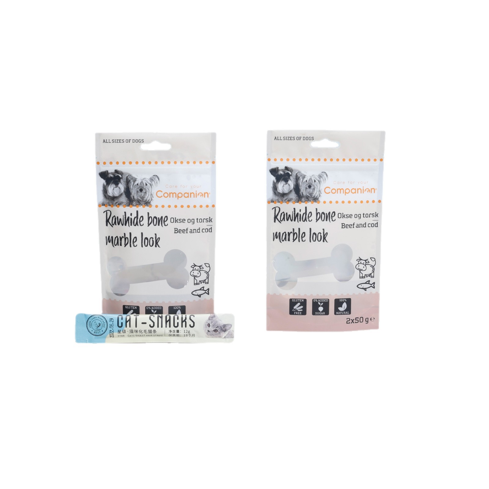 Durable and Safe Moisture-Proof Stand up Pouch for Pet Food Storage for Cat Dog