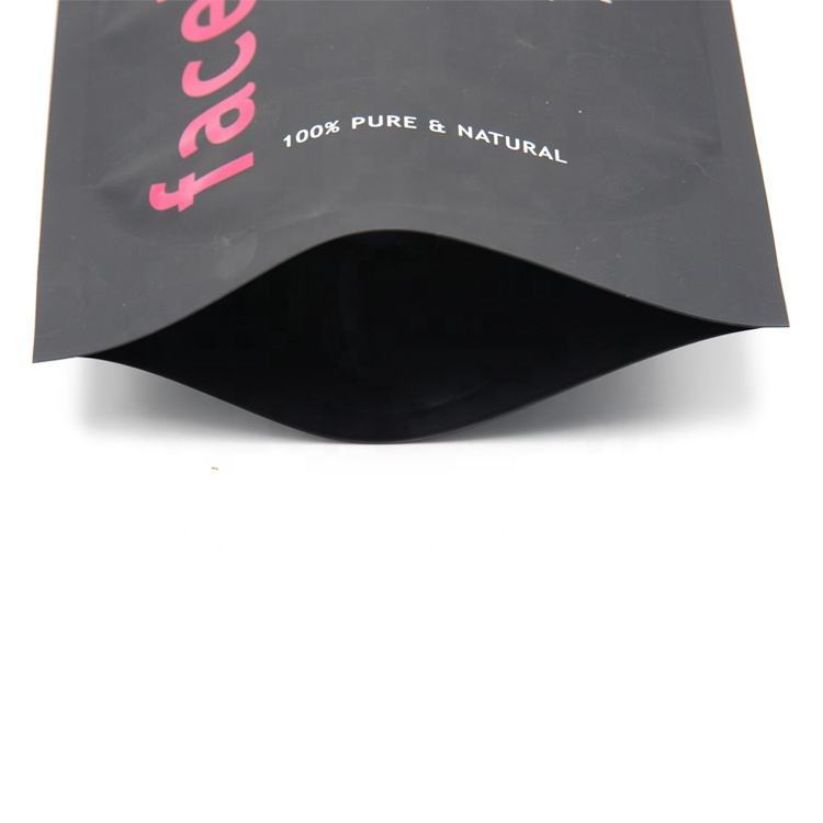 Black Spout Pouch Packaging Bag Shampoo Cosmetic Spout Pouch for Liquid