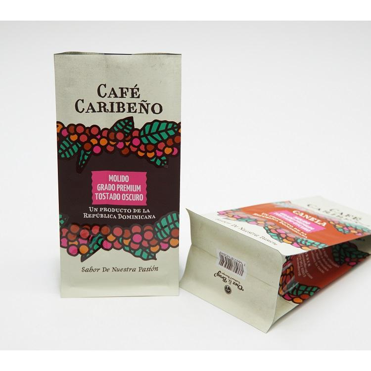 Coffee Bean Coffee Powder Plastic Packaging Bags Snack Food Metalized Box Pouch-3