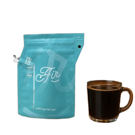 Custom Liquid Coffee Spout Stand Up Pouch with Zipper Bolsa Liquid Beverage Packaging