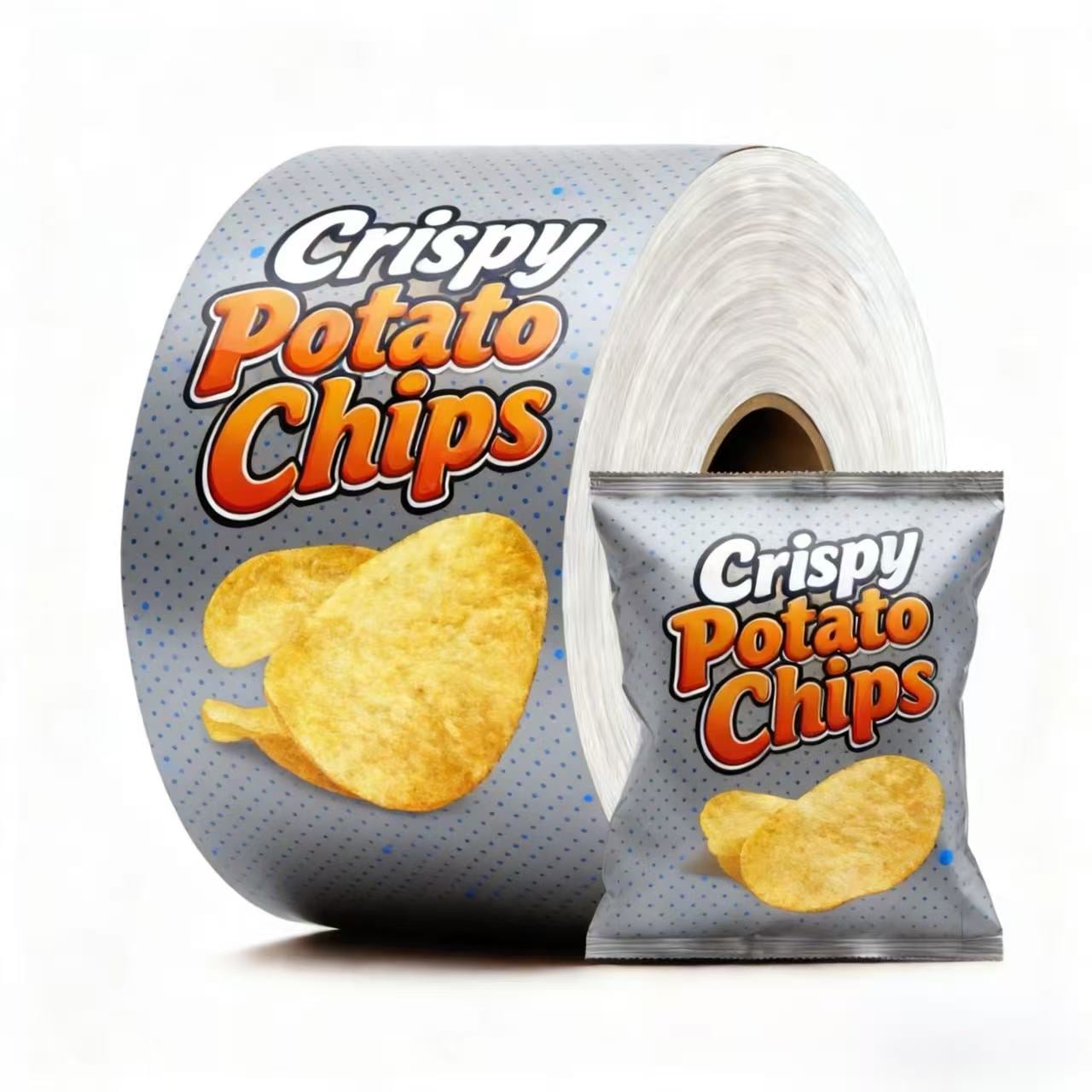 Snack Potato Chips Sachet Wrapping Packaging Film Roll-3
