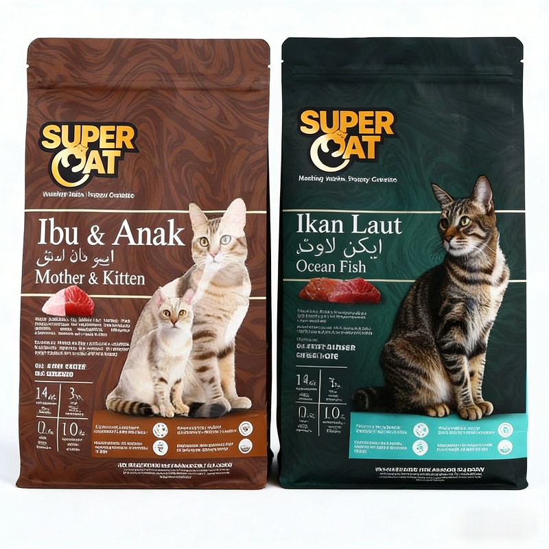 Pet Dog Food Packaging Bags Big Size 5kg with Resealable Zipper 