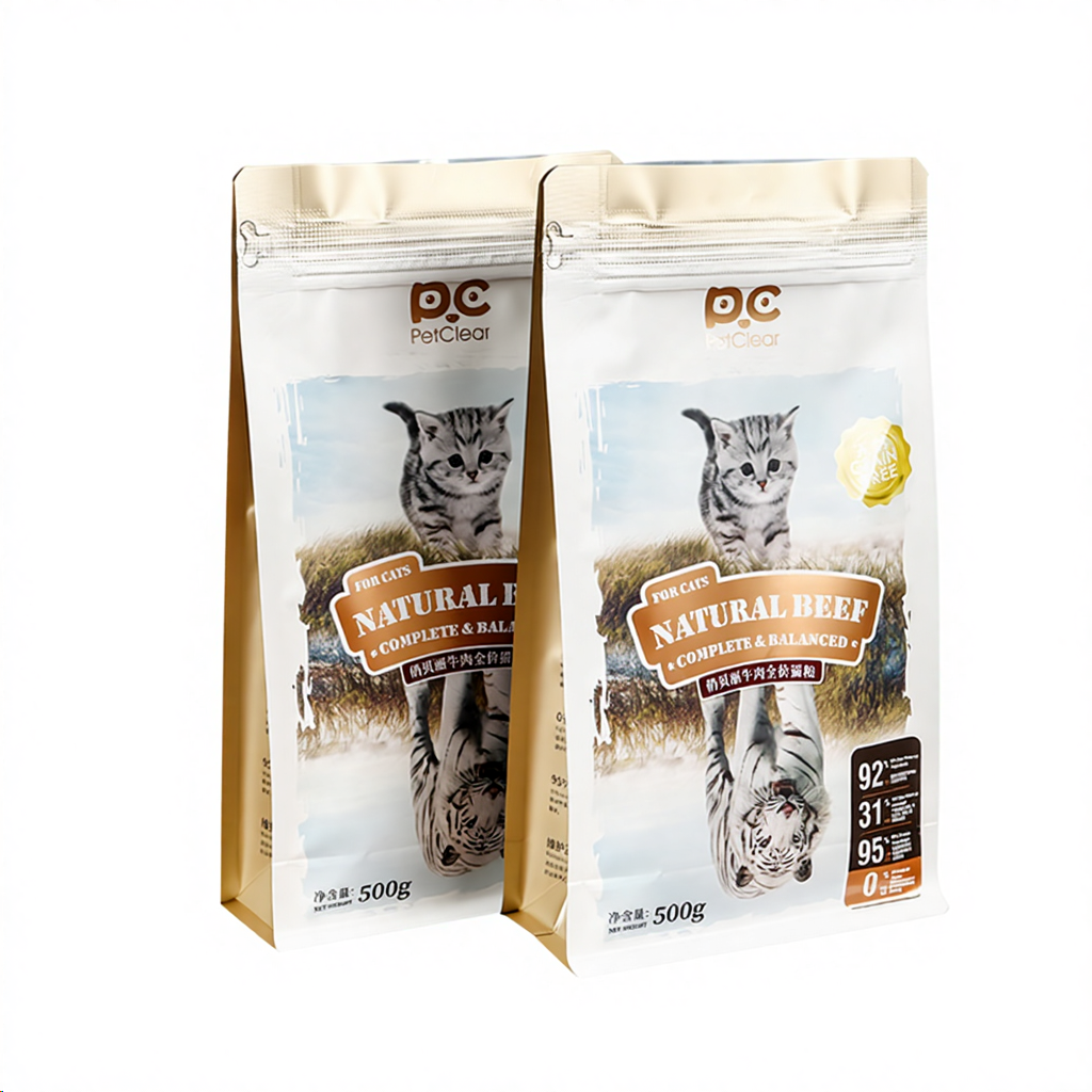 Functional Benefits of a Flat-Bottom Pet Food Pouches with Slider Zipper Supplier