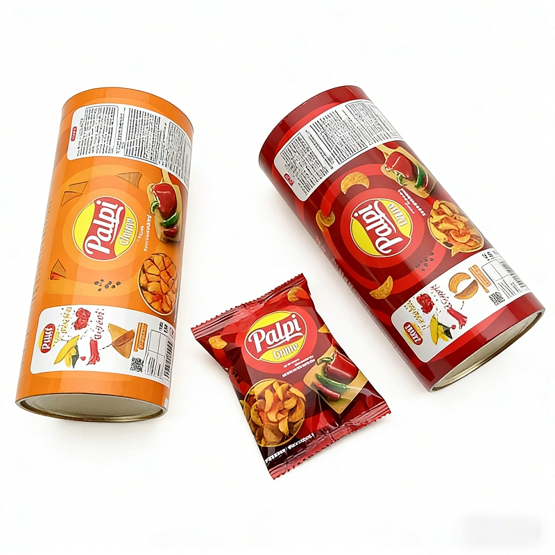 Custom Metallic Snack Potato Chips Food Grade Wrapping Packaging Film Roll-2
