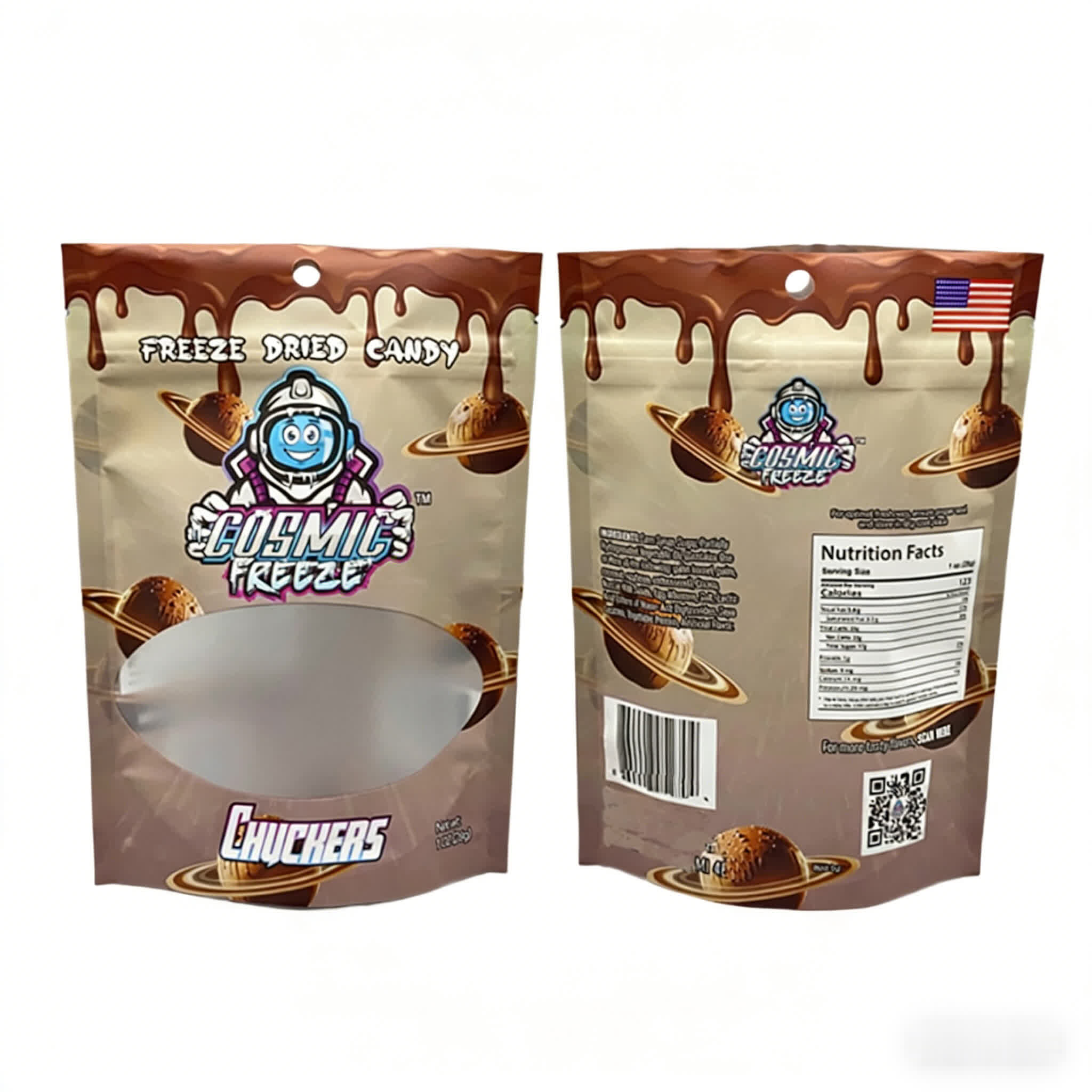 Custom Printing Mylar Chocolate Doypack Stand up Pouch