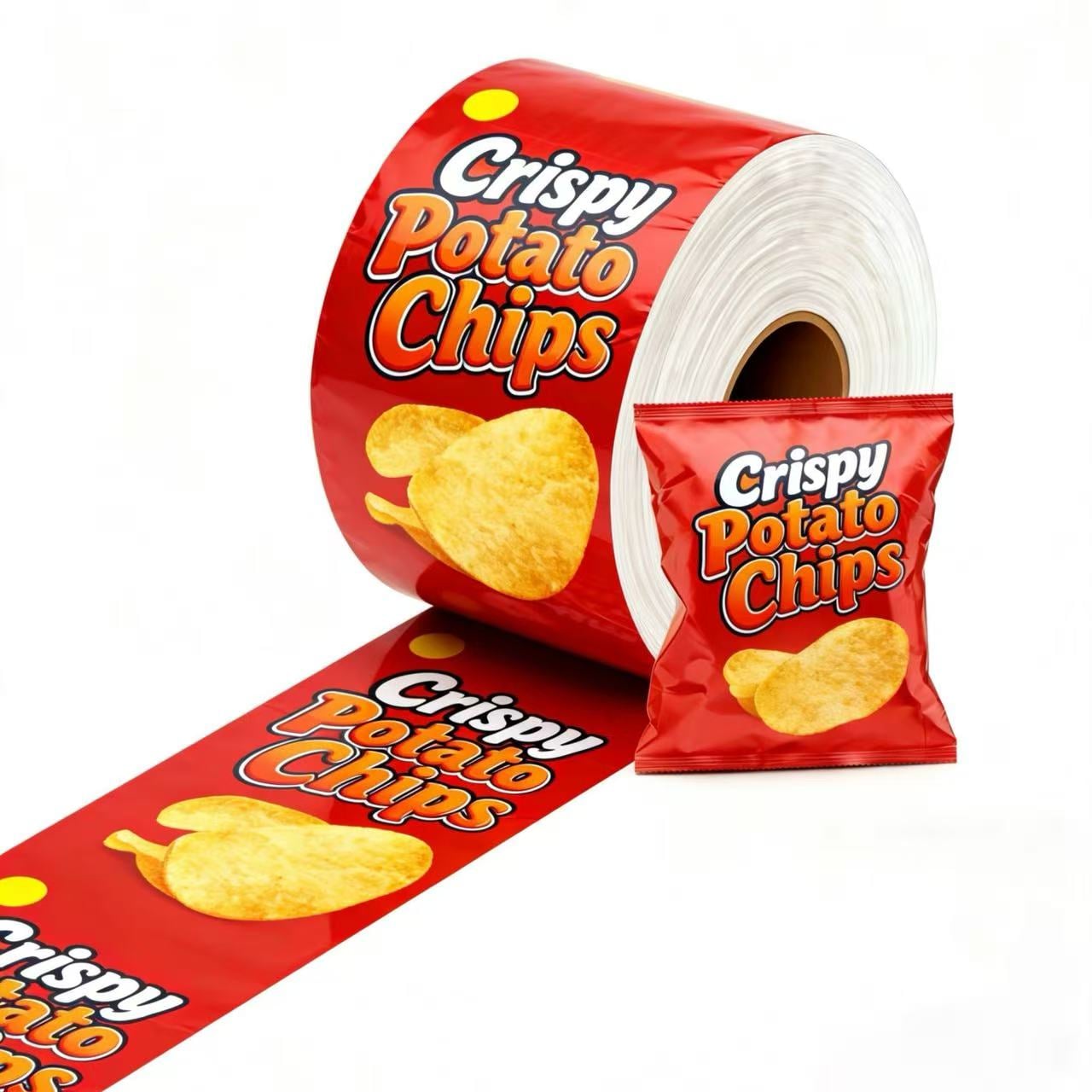 Snack Potato Chips Sachet Wrapping Packaging Film Roll-1