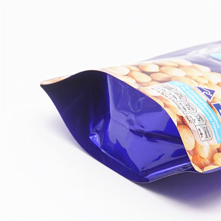 Custom Doypack Design Packaging Mylar Stand Up Pouch For Nut Food
