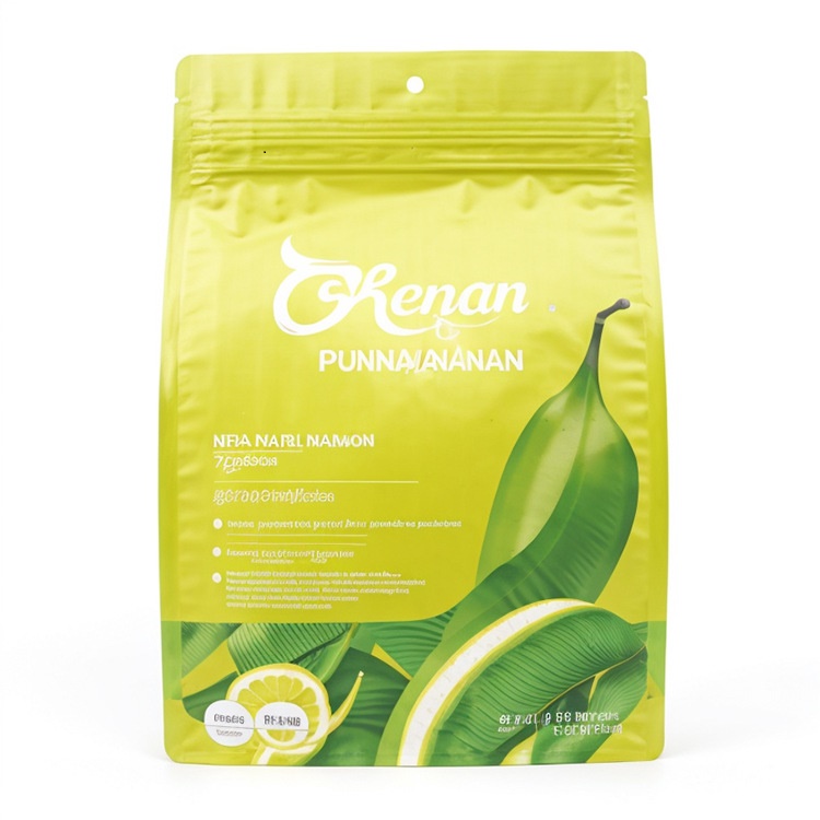 Lemon Tea Flat-bottomed Bag Snack Brewing Tea Eight-sided sealed Standing Bag with Hanging Holes
