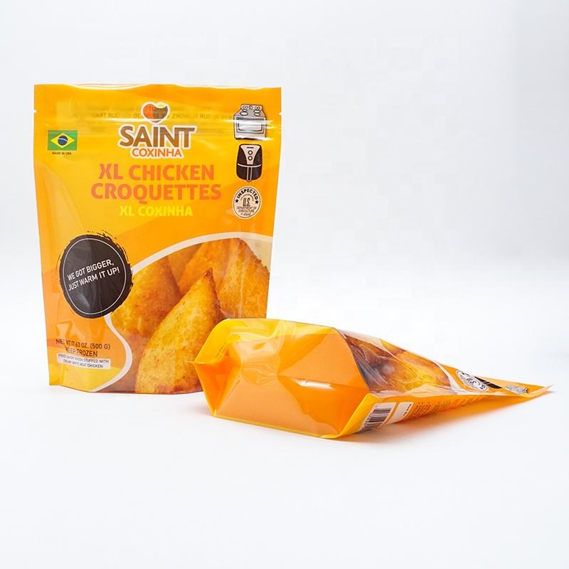 Frozen Food Packaging Plastic Bags Fried Pre-cooked Food Packaging Pouch-2