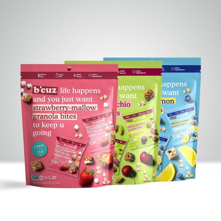 CustomPlastic Dried Fruit Package Pouch Snack Bag Recyclable Food Grade-1