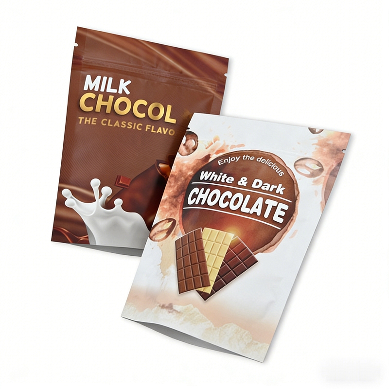Custom PET/VMPET/PE Stand-Up Pouch for Chocolate & Confections-2