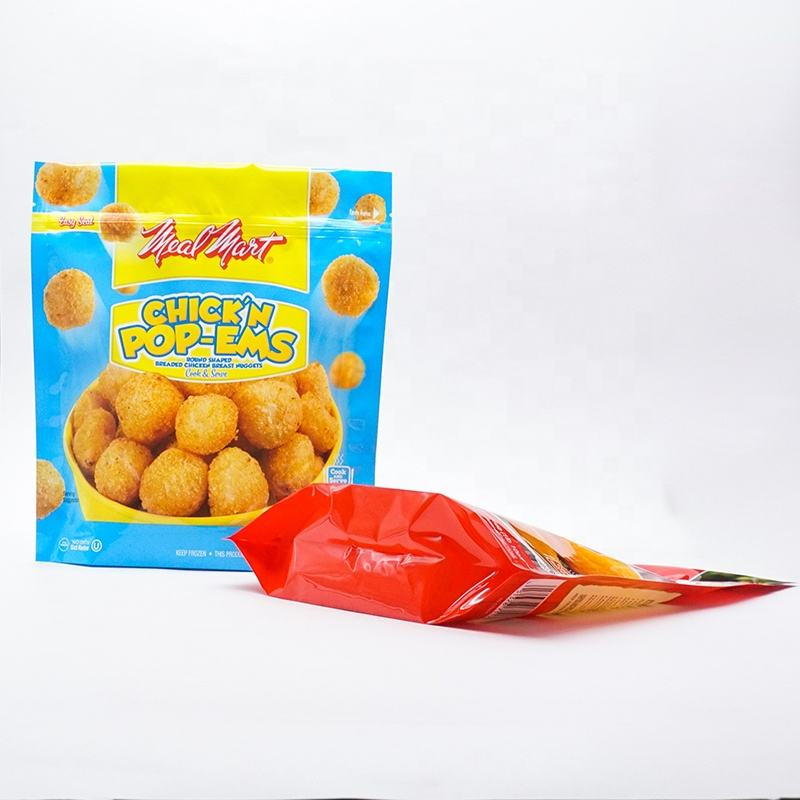 Fried Chicken Pieces Stand up Packaging Bag Frozen Food Pouch -2