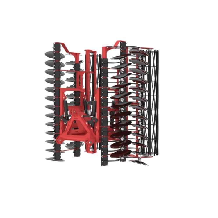 1ZLX-3.2 disc harrow three point/ pull hitch combined tillage machine