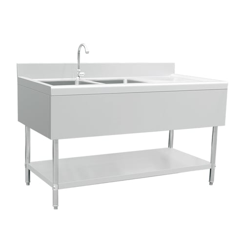 Paslanmaz çelik lavabo