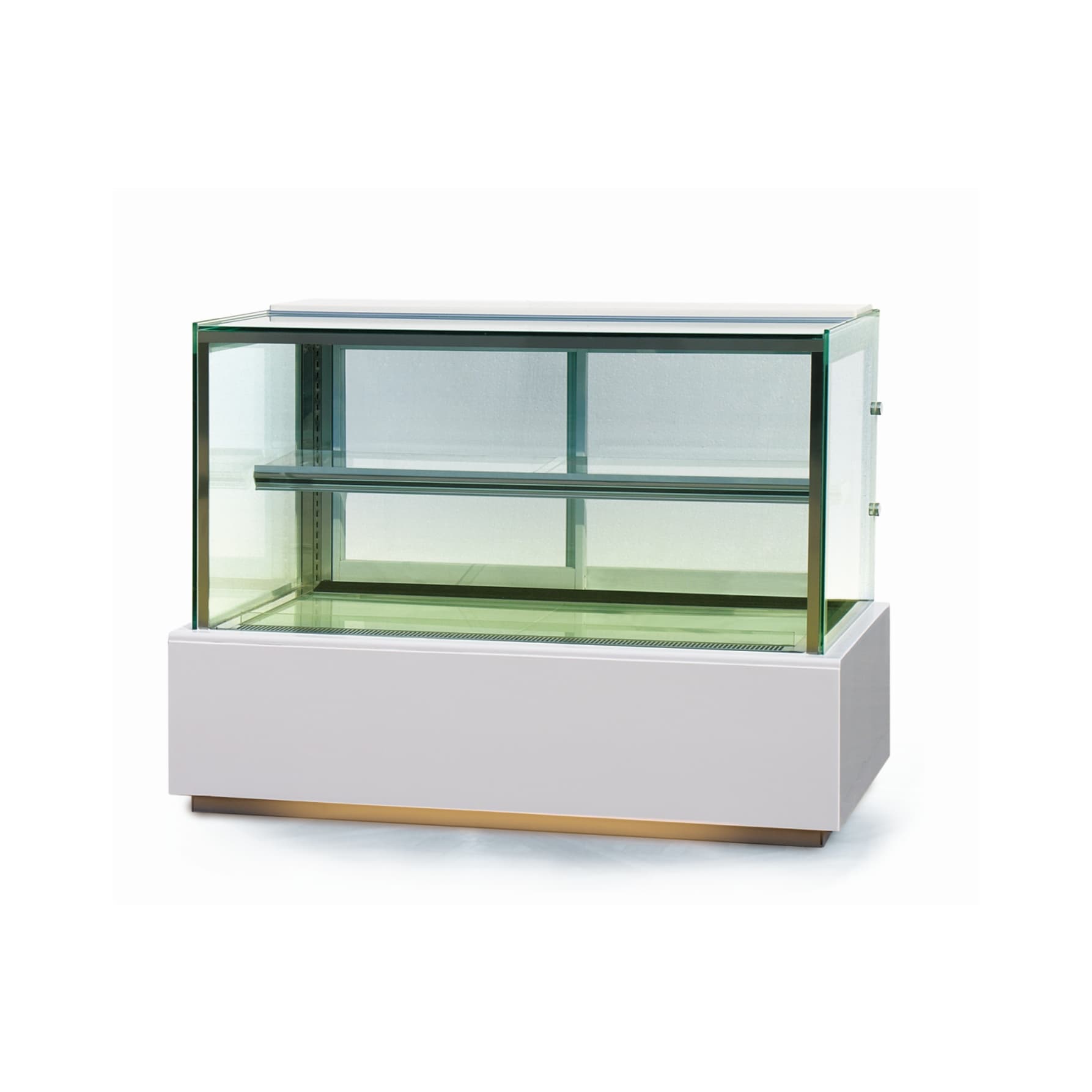 vitrine réfrigérée pour gâteaux à 2 niveaux en marbre — 330-740 L, refroidissement par ventilateur, compresseur Danfoss