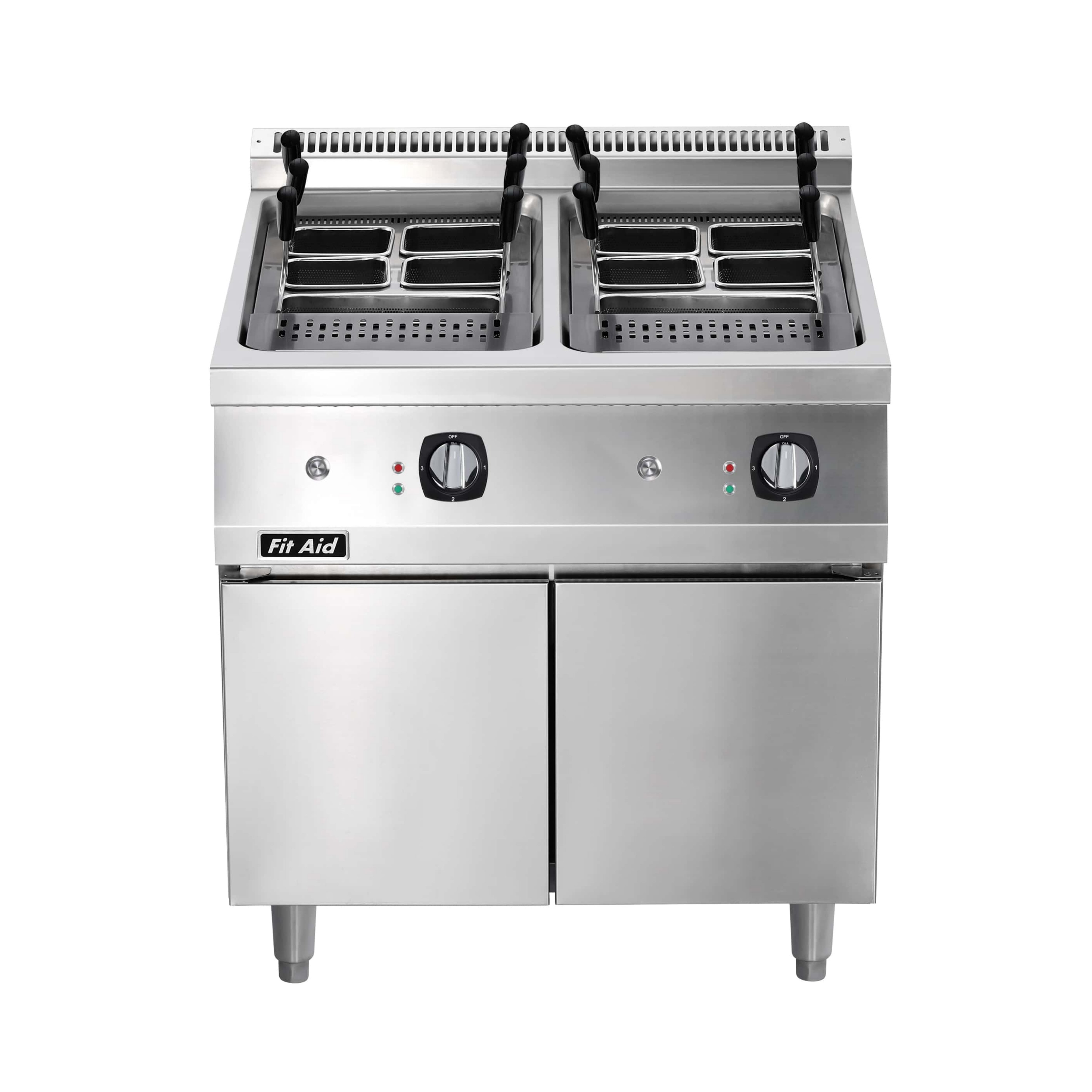 Cuiseur à pâtes électrique commercial lourd Fit Aid des séries 750/900 avec socle armoire